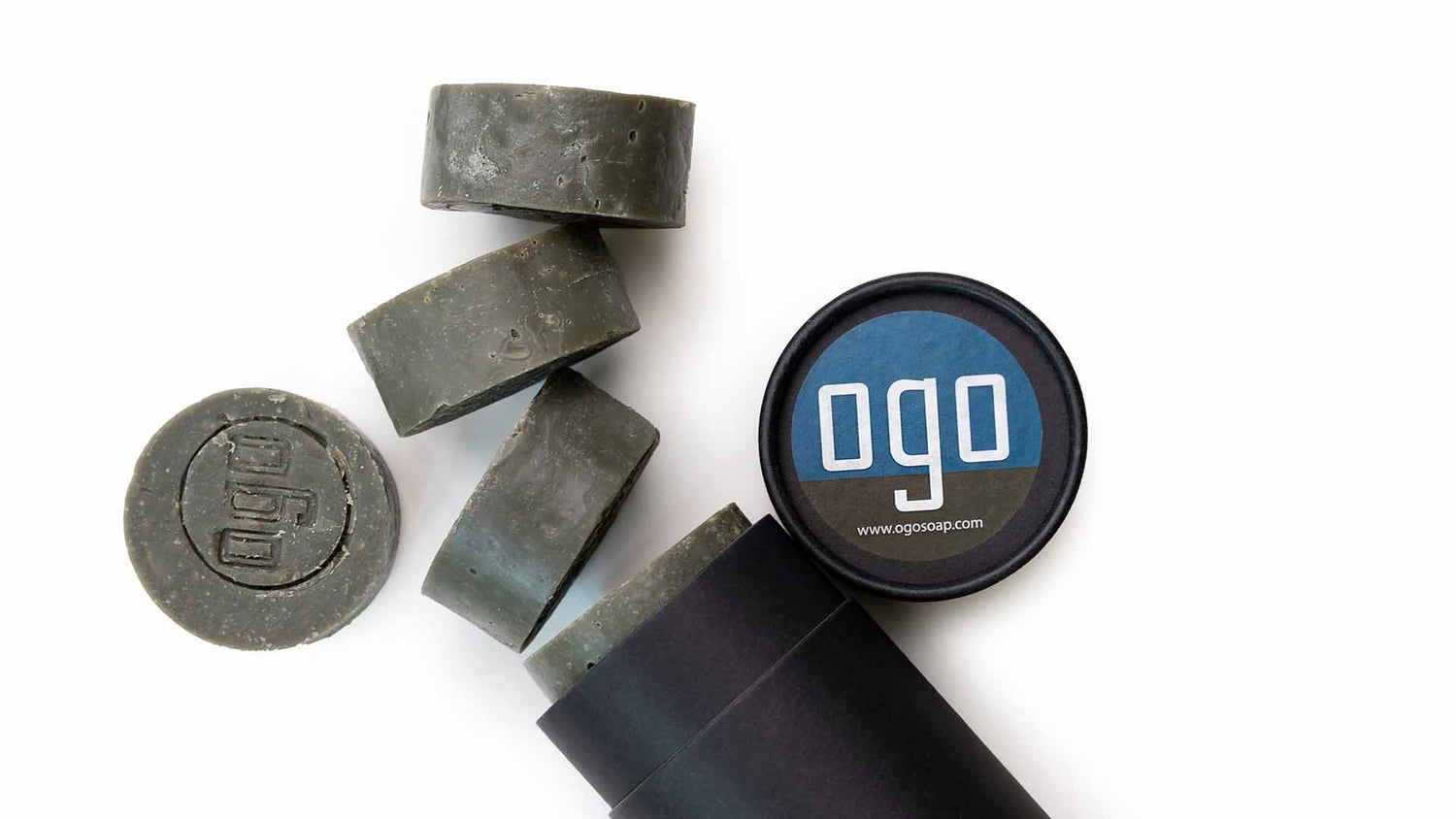 OGO Soap's Ocean Clay Cleansing Bar (large format)